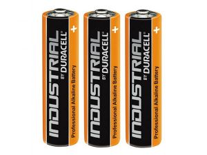 3 piles alcalines AAA LR03 Duracell Industrial